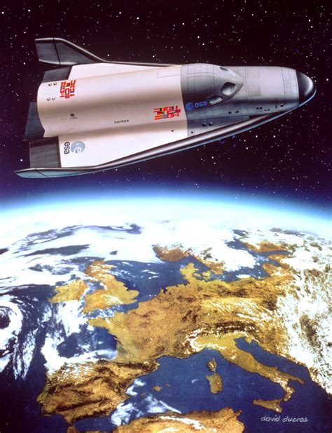 european space agency Hermes plane